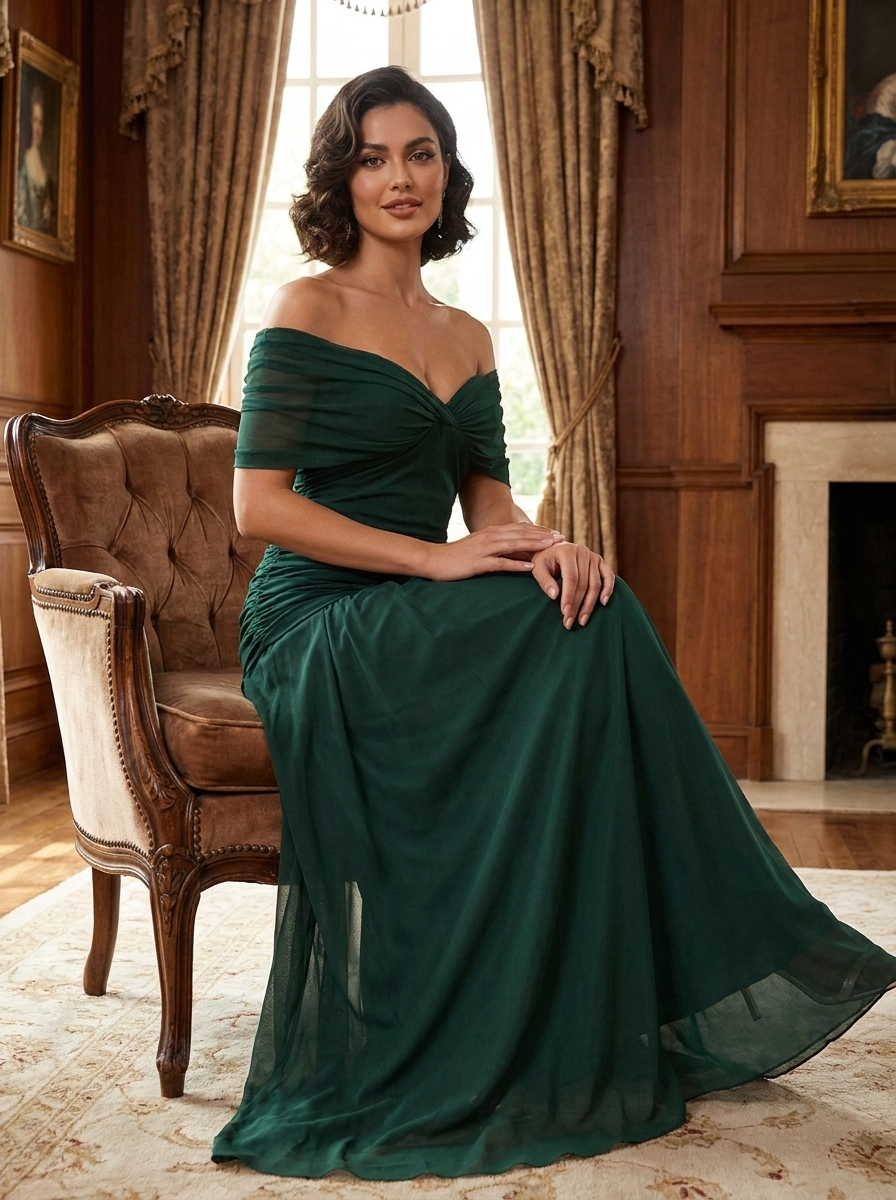 Women's Bardot Maxi | Twist Front