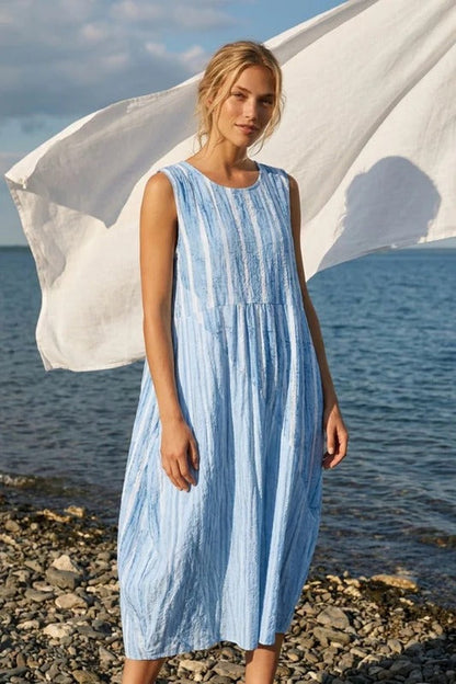 Women's Gingham Midi Dress | Tiered