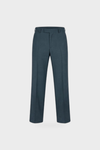 Men's High-Waist Suit Trousers | Wide Leg — Navy Blue — product view