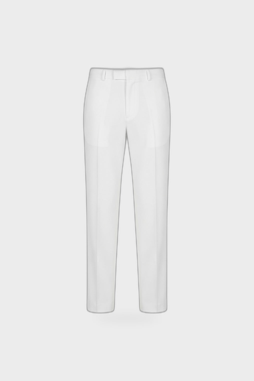 Men's High-Waist Suit Trousers | Wide Leg — White — product view