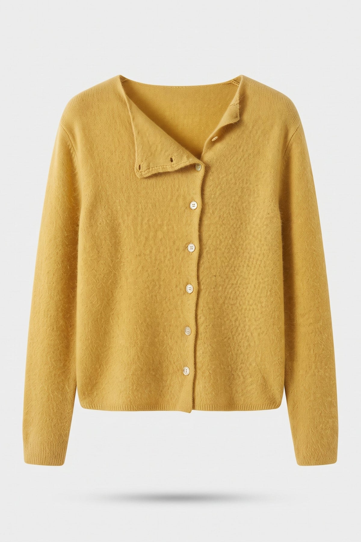 Women's Cardigan Sweaters | Button Front — Yellow — packshot